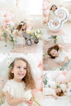 Third Birthday Photoshoot, Birthday Photoshoot Balloons, Photoshoot Balloons, Wagon Garden, Floral Vases, Large Balloons, Custom Balloons, Second Birthday, Floral Vase