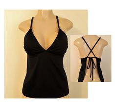 Criss Cross Back Tankini Tops, Apron Back Swimwear Tankinis, Open Back Bathing Suit Tops, Crossover Back Tankini Swimsuits Bathing Suit Tops, Custom Swimsuits, Flattering Swimsuits, Best Swimsuits, Tankini Swimsuit Top, Swimwear Tankini, Bathing Suit Top, Womens Bathing Suits, Tankini Swimsuits