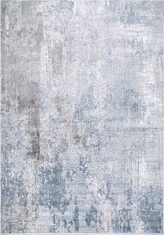 an abstract rug with grey and white colors