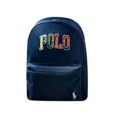 Ralph Lauren Polo Backpack In Navy Brand New Smoke Free/Pet Free Home Feel Free To Check My Closet For Other Cosmetic Bags In A Variety Of Brand, Color, And Design. Casual Logo Bags For On-the-go, Multicolor Travel Bag With Logo, Casual Travel Bag With Embroidered Logo, Everyday Blue Bag With Embroidered Logo, Embroidered Logo Travel Bags For Back To School, Navy Backpack With Zipper Closure, Travel Bags With Embroidered Logo For Back To School, Casual School Bag With Embroidered Logo, Back To School Travel Bags With Embroidered Logo