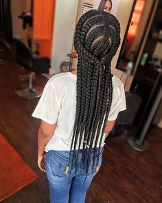 braids by @_braidedbeauty #braids #braid #protectivestyles #braidideas #boxbraids #braidstyles #cornrows #crochetbraids #protectivestyle… Fantastic Hairstyles, Feed In Braids Hairstyles, Goddess Braids Hairstyles, African Hair Braiding Styles, Box Braids Styling, Cornrow Hairstyles, African Braids Hairstyles