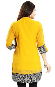 A Georgette party wear layered short kurti is a stylish and fashionable garment designed for women to wear at parties or special occasions. Made from Georgette fabric, which is lightweight and flowy, this kurti offers a comfortable and elegant look. The layered design adds depth and dimension to the garment, creating a trendy and modern aesthetic. It typically features a shorter length, making it suitable to pair with leggings, jeans, or skirts. With its combination of style and comfort, the Geo Western Gowns, Kurta Pajama Men, Sequence Blouse, Indo Western Gown, Kurtis Tops, Saree Petticoat, Layered Short, Full Sleeve Blouse, Saree Jewellery