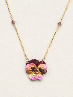 Vintage Burgundy Garden Pansy Pendant Necklace Burgundy Garden, Steampunk Accessories, Pansies Flowers, Open Hoop Earrings, Red Jewelry, Burgundy And Gold, Candy Store, Handcrafted Necklace, Original Jewelry