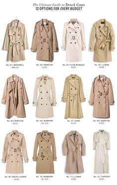 Trent Coat, Clothes For Women In 20's, Spring Trench Coat, Spring Outerwear, Mode Mantel, Outfit For Spring, Trench Coat Outfit, Fashion Terms, Fashion Vocabulary