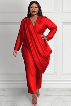 Plus Size Jumpsuit Wedding, Jumpsuits Elegant, Trousers Women Outfit, Bride Jumpsuit, Lace Dress Classy, Winter Tips, Plus Size Wedding Guest Dresses, One Piece Jumpsuit, Queen Outfit