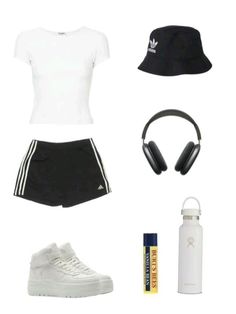 Volleyball Outfit, Practice Outfits, Outfit Layout, Looks Street Style, Looks Black, 가을 패션