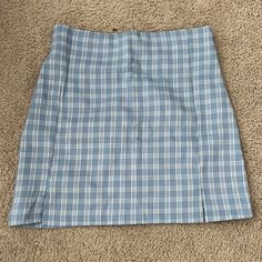 Pretty Baby Blue Skirt From Zaful. Never Worn! Cute Blue Cotton Skirt, Preppy Blue Skirt For Summer, Cute Blue Fitted Mini Skirt, Preppy Blue Skirt For Spring, Cute Fitted Blue Mini Skirt, Preppy Blue Summer Skirt, Blue Mini Length Skirt For School, Trendy Light Blue Cotton Skirt, Cute Blue Mini Skirt For Summer