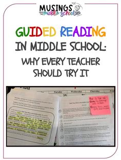 guided reading in middle school why every teacher should try