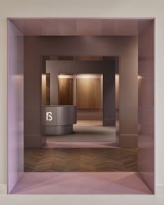 The Exhibition Room is painted in deep mauve tones creating an elevated backdrop for showcasing the brand’s luxury surfaces. The series of small rooms forms an enfilade of spaces, reminiscent of an art gallery. Each threshold is accentuated with a high-gloss finish. @relativespace
.
.
.
#ringostudio #interiordesign #experientialdesign #retaildesign