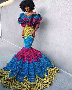 Such a beautiful long ankara maxi dress made with love in Nigeria.  Its hard to ignore a dress made to add beauty to any woman who want to look stunning. It can be used as wedding dress, cocktail dress, engagement dress, Prom dress, ceremony, birthday party dress, etc. This  piece is made of 💯 cotton wax with zipper at the back for easy wear. *Please include Your Height  to aid Us in predicting the suitable length for the dress* LAUNDRY GUIDE -wash with a mild soap -do not bleach -do not machin Ankara Mermaid Dress, African Wedding Dress Ankara, African Prom Dresses Ankara, Ankara Prom Dress, Prom Dress African, African Prom Dress, African Mermaid, African Elegance, Dress Ankara