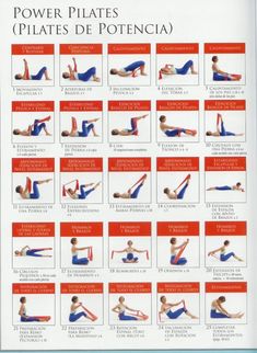 an instruction manual on how to do pilates