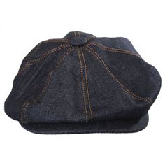 Denim Newsboy Cap - through sizes xxl Vintage Newsboy Cap, Vintage Denim Cap, Cheap Adjustable Newsboy Cap, Denim Newsboy Hat, Denim Blue Cotton Cap, Denim Cap, Denim Cotton, Newsboy Cap, Denim Fabric