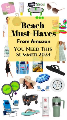 beach must haves from amazon you need this summer