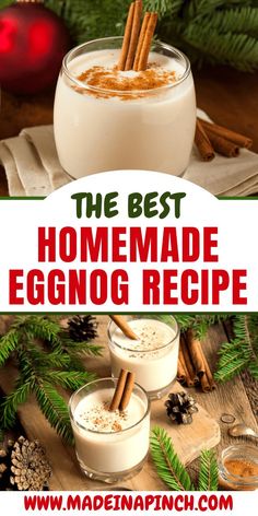 the best homemade eggnog recipe for christmas