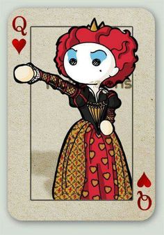 a playing card with an image of a princess