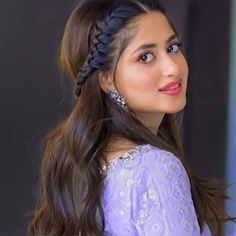 Sajal Ali Hairstyles, Over 50 Hair Styles, Sejal Ali, Eid Hairstyles, Hairstyles Pics, Up Hair Styles, Pakistani Hair, Girls Hair Styles, Black Girls Hair