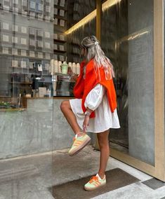 outfits#outfits#inspo#outfits#fall #outfits #cute#outfits#simle #back #to#sahool#collage#outfits#unique#outfits#outfits ideas Sneaker Dress, Thursday Outfit, Mum Fashion, Woman Dresses, Help Others, Celebrity Outfits, Shoe Lover, Spring And Fall, Indian Outfits