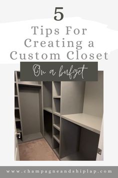 DIY tutorial for building a custom closet organizer How To Build A Closet System, Walk In Closet Renovation Ideas, Closet Walk In Ideas, Building A Closet In A Room Diy, Walk In Closet Upgrade Diy, Master Closet Design Diy, Diy Master Closet Built Ins, Master Closet Diy