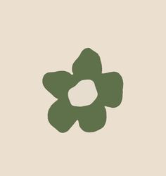 a green flower on a beige background with the words,'i am not sure what this