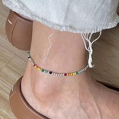 - Brand New Style Spring Anklets With Colorful Beads, Multicolor Beaded Anklets For Summer, Colorful Beaded Anklets For Spring Gift, Trendy Multicolor Anklets For Summer, Spring Gift Anklets With Colorful Beads, Summer Multicolor Beaded Anklets, Trendy Festival Anklets With Colorful Beads, Trendy Colorful Beads Anklets For Festival, Colorful Beads Anklet For Festival