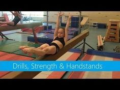 Level 3 Gymnastics Drills, Beam Drills Gymnastics, Gymnastic Drills, Preschool Gymnastics