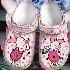 Introducing the adorable Winnie The Pooh Piglet Clogs Shoes Gift, the perfect footwear for your little one! Made with premium Comfy Footwear, Piglet Winnie The Pooh, Crocband Clog, Cozy Shoes, Crocs Crocband, Versatile Shoes, Work Life, Semi Formal, Slip On Shoes