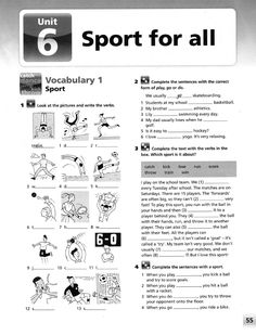 an instruction manual for the sport for all, with instructions on how to do it