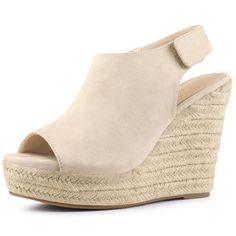 PRICES MAY VARY. Vamp: Faux Suede; Outsole: PVC, TPR Espadrille Wedges, Slingback Style, Platform Wedge Self-stick: easy on and off Paired well with jeans, skirt, perfect for working, shopping Heel Height: 4 1/2 inches; Platform Height: 1 3/8 inches These espadrille wedges sandals are the perfect glamourous addition to your party wear this season, with a wedges heel and open toe, team with a cocktail dress and statement clutch to finish your look.

Espadrille Wedges Sandals
Platform Wedges Heel Statement Clutch, Peep Toe Shoes, Platform Wedge Heels, Espadrilles Platform, Wedges Sandals, Shoes Heels Wedges, Heels & Wedges, Slingback Sandals, Wedge Heel Sandals