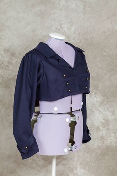 These are examples of different historical spencer jackets.  They have to be worn over the corset of the era ( can be ordered extra from the shop). There are a lot of different historical dresses and costumes in my shop, feel free to visit under https://midinettecostuming.etsy.com ℹ Herstellerangaben gemäß GPSR: MidinetteCostuming, Inna Tiourine, Wohlwillstr. 1, 20359 Hamburg https://midinettecostuming.etsy.com Regency Style Fitted Long Sleeve Outerwear, Fitted Outerwear With Epaulettes For Costume, Regency Spencer, Armor Reference, Spencer Jacket, Tea Gown, Reference Board, Womens Costumes, Bustle Dress