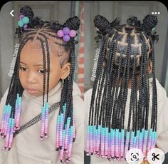 London Hairstyles, Braids With Beads Hairstyles, Kids Braids With Beads, Beads Hairstyles, Kid Braids, Toddler Braided Hairstyles, Goddess Hair