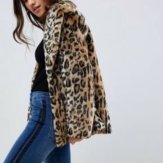 Nwt Bust 20.5 Total Length 26 Chic Leopard Print Winter Outerwear, Trendy Leopard Print Winter Outerwear, Trendy Fitted Leopard Print Outerwear, Chic Leopard Print Outerwear For Fall, Forever 21 Long Sleeve Fall Outerwear, Forever 21 Long Sleeve Outerwear For Fall, Trendy Leopard Print Outerwear For Fall, Forever 21 Oversized Outerwear For Fall, Trendy Long Sleeve Leopard Print Outerwear