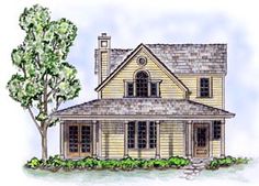 this is an artist's rendering of a house