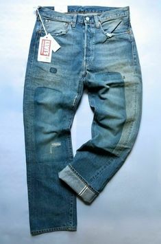 Selvage Denim, Jeans Pant, Vintage Levis 501, Japanese Denim, 501 Jeans, Selvedge Denim, Denim Patchwork, Denim Cotton, Levis 501