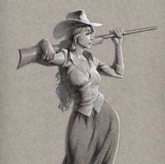 Cowgirl Drawing, New Sketchbook, Sketchbook Drawings, Unique Drawings, Western Art, A Drawing, Pencil Art, Portrait Drawing, Figure Drawing