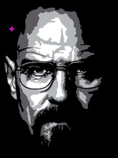 Walter White Layered Stencil Set Walter White Painting, Layered Stencil Art, What To Paint On A Black Canvas, Vector Art Portrait, Vector Portraits, Stencil Street Art, Bleach Drawing, Celebrity Art Portraits, Face Stencils