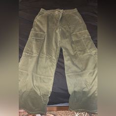 Never Worn, Super Comfy Baggy Pants In Long Size! I Am 5’9 For Reference And They Fit And Are A Little Long Baggy Pants, Baggy Pant, Pants Color, Long Pants, American Eagle Outfitters, Pant Jumpsuit, American Eagle, Wide Leg, Size 12