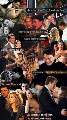 the twilight saga is shown in this collage with many different pictures and captions