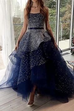 blue sleeveless strapless prom dress,tulle sweetheart beaded evening dress on Storenvy Prom Dresses Long Cheap, Sequin Ball Gown, Ball Gown Prom Dresses, Gown Prom Dresses, Cheap Formal Dresses, Elegant Ball Gowns, Formal Ball Gown, Strapless Prom Dress, Strapless Prom Dresses