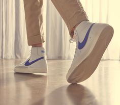 Nike Blazer Mid 77 White, Basketball Silhouette, Nike Blazer Mid 77, Nike Blazer Mid, Nike Blazers Mid, Blazer Mid, Nike Blazer, New Nike, Nike Air Force 1