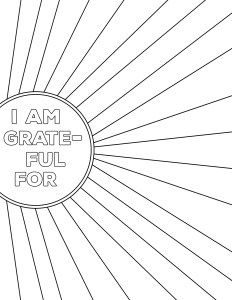 a coloring page with the words i am grate - full for you on it