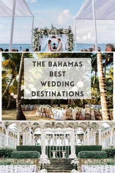 wedding destinations and venues in The Bahamas. Beach, floral displays and blue skies. Weddings In Bahamas, Small Bahamas Wedding, Destination Wedding Bahamas, Bahamas Wedding Venue Resorts, Bahama Wedding Venue Resorts, Bahamas Destination Wedding, Bahamas Elopement, Bahamas Wedding Ideas, Bahama Wedding