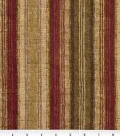 an image of a striped fabric with red and beige stripes on it, as well as the