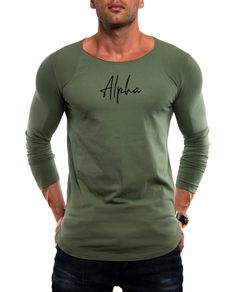 Men's Long Sleeve T-shirts / Slim Fit Clothing Online / Casual Tees – RB Design Store Gym Lover, Urban Style Outfits, Men Clothes