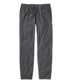 As easy to pull on as sweats but suited to much more than lounging, these rugged ripstop pants blur the lines between technical performance and casual comfort. Standard Fit: Sits lower on the waist and straight through the hip and thigh for a streamlined look. Moisture-wicking, abrasion-resistant blend of 73% cotton, 23% polyester, 4% spandex. Stretches with every move, yet won't stretch out of shape. Machine wash and dry. Fly front with adjustable drawstring waist. Zippered hand pockets, zipper Mens Lounge, Ripstop Pants, Waist Stretches, Out Of Shape, Pants Jeans, Ll Bean, L L Bean, Men's Pants, Tapered Legs