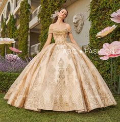 Beaded Glitter Print Off Shoulder Quinceanera Dress by Ragazza EV39-639 Gold Quinceanera Dresses, Quinceanera Dresses Gold, Military Ball Dresses, Champagne Dress, Illusion Dress, Quince Dresses, Sweetheart Dress, Junior Bridesmaid Dresses, Pageant Dresses