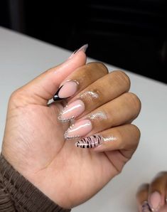 Classy Almond Nails, Business Nails, Brown Acrylic Nails, Work Nails, Pretty Nail Art Designs, Colored Acrylic Nails, Cute Acrylic Nail Designs, Dope Nail Designs