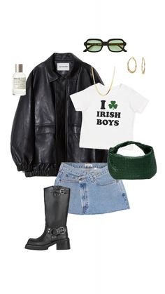 St Pattys Outfit, Pattys Day Outfit, St Pattys Day Outfit, Concert Fashion, Europe Outfits, Trendy Outfits For Teens