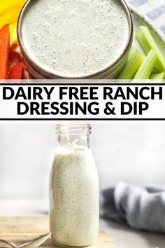 dairy - free ranch dressing and dip recipe