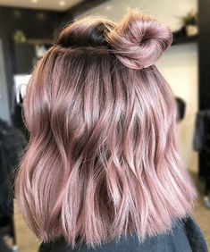 Blond Rose, Veils Wedding, Pastel Pink Hair, Trendy Hair Color, Short Hair Color, Hair Wedding, Rose Gold Hair, Pastel Hair, Hair Natural