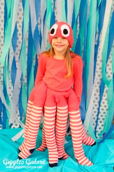 Costume Halloween Famille, Diy Octopus, Diy Fantasia, Octopus Costume, Sea Costume, Costume Carnaval, Easy Diy Costumes, Diy Costumes Kids, Kids Costumes Boys